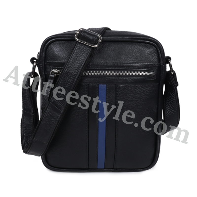 Mens Black Leather Belt