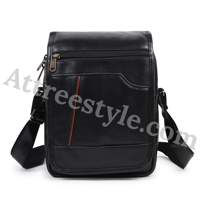 Mens Black Leather Belt