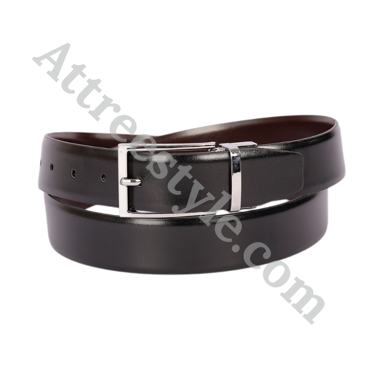 Mens Black Leather Belt