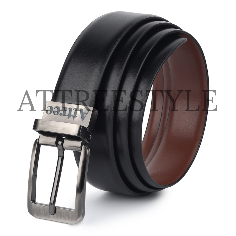Mens Black Leather Belt